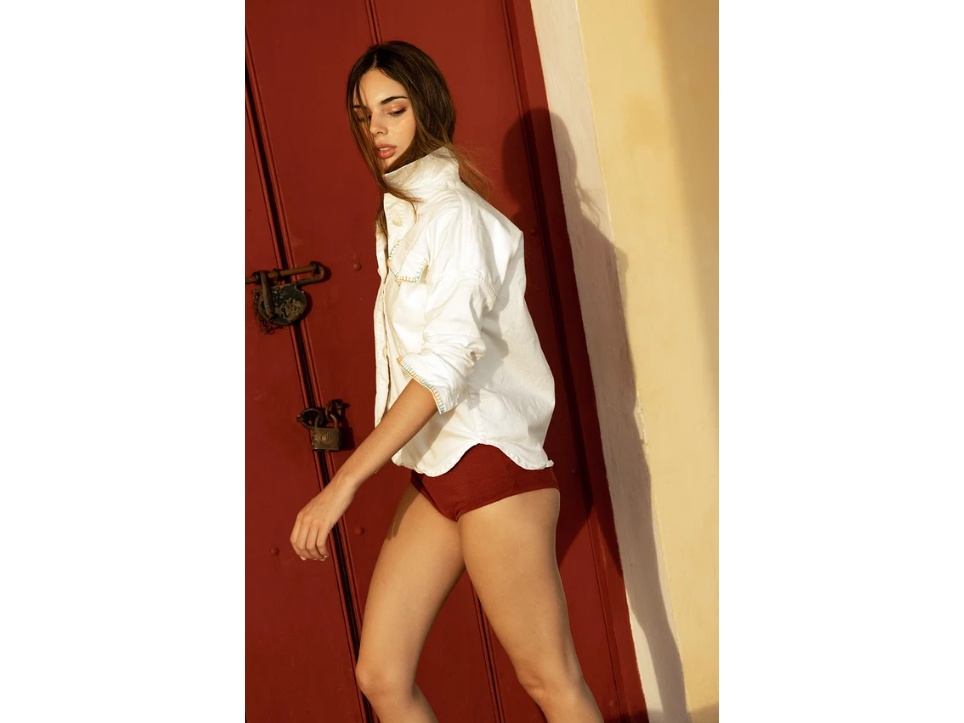 Carmen Jacket en Denim de Faride Ramos - Sastrería Colombiana con Comp